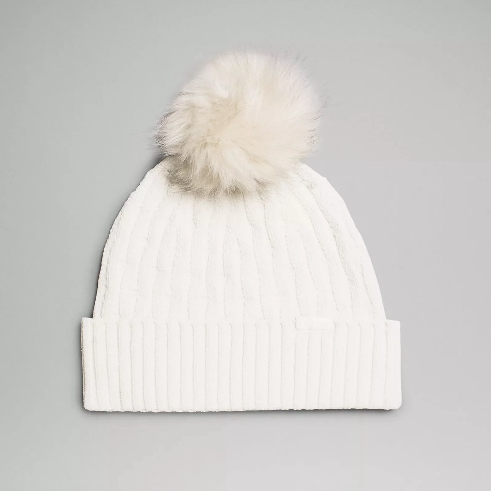 lululemon Bubble Knit Pom Beanie in Natural Ivory